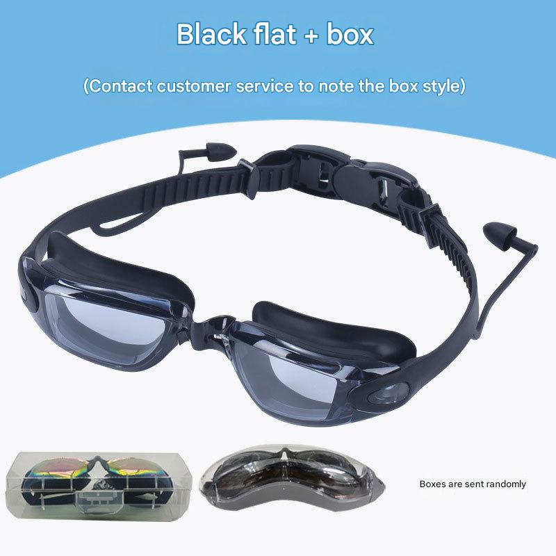 Black Plain Glasses Case