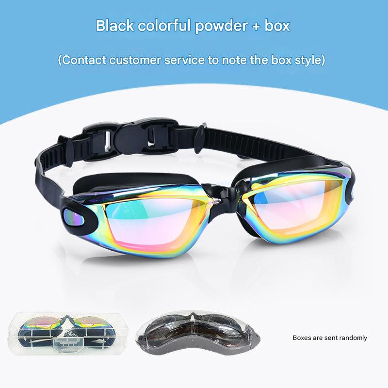 Black Colorful Pink Glasses Case