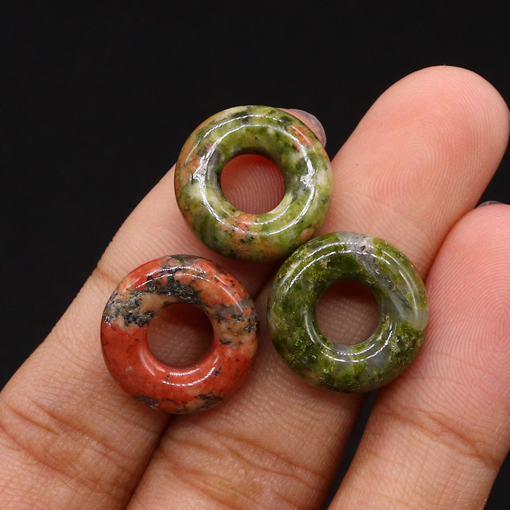 6:Flower green stone