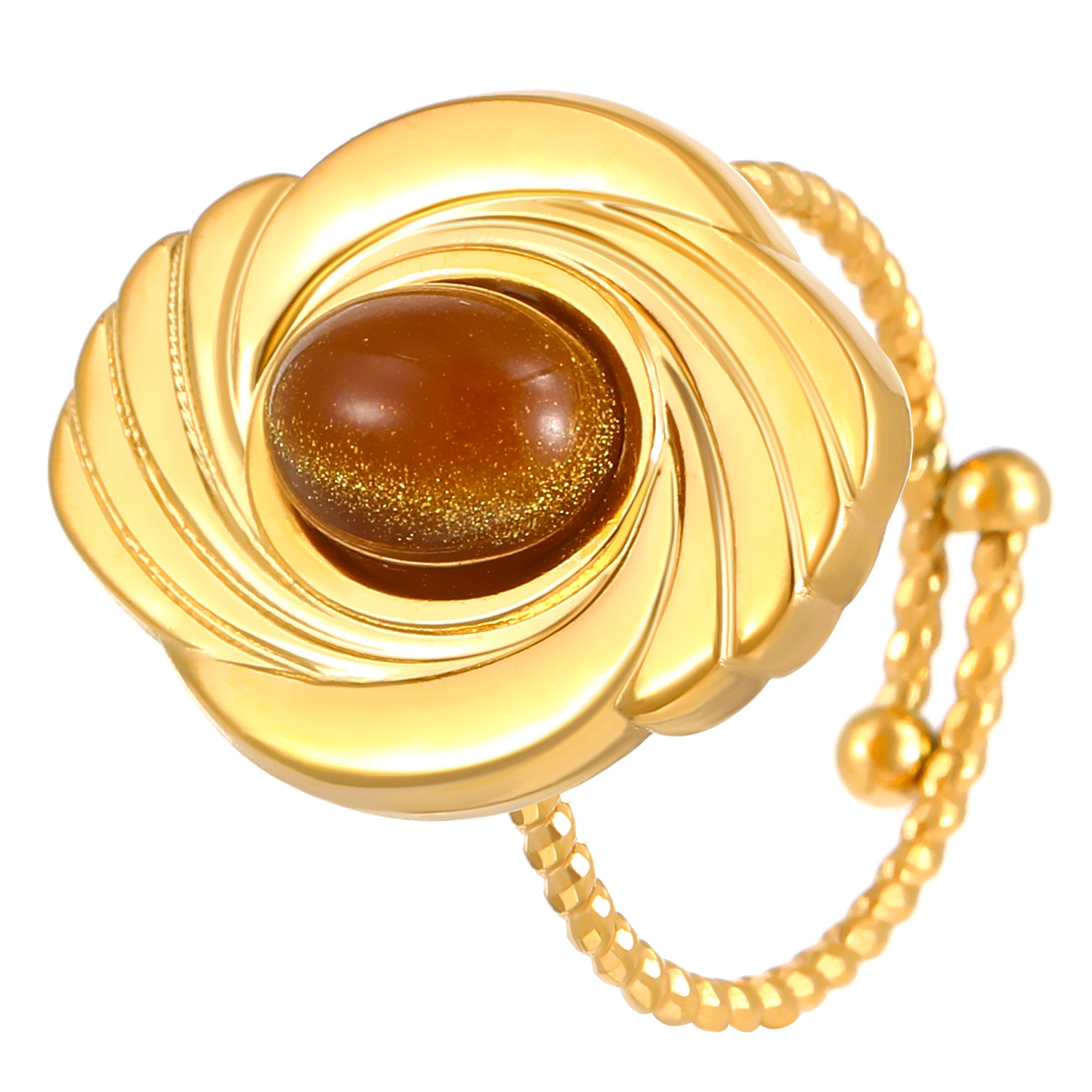 1:01 18k real gold cloud ring 6080