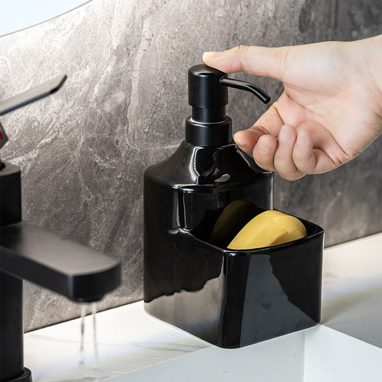 Lotion storage bottle--black