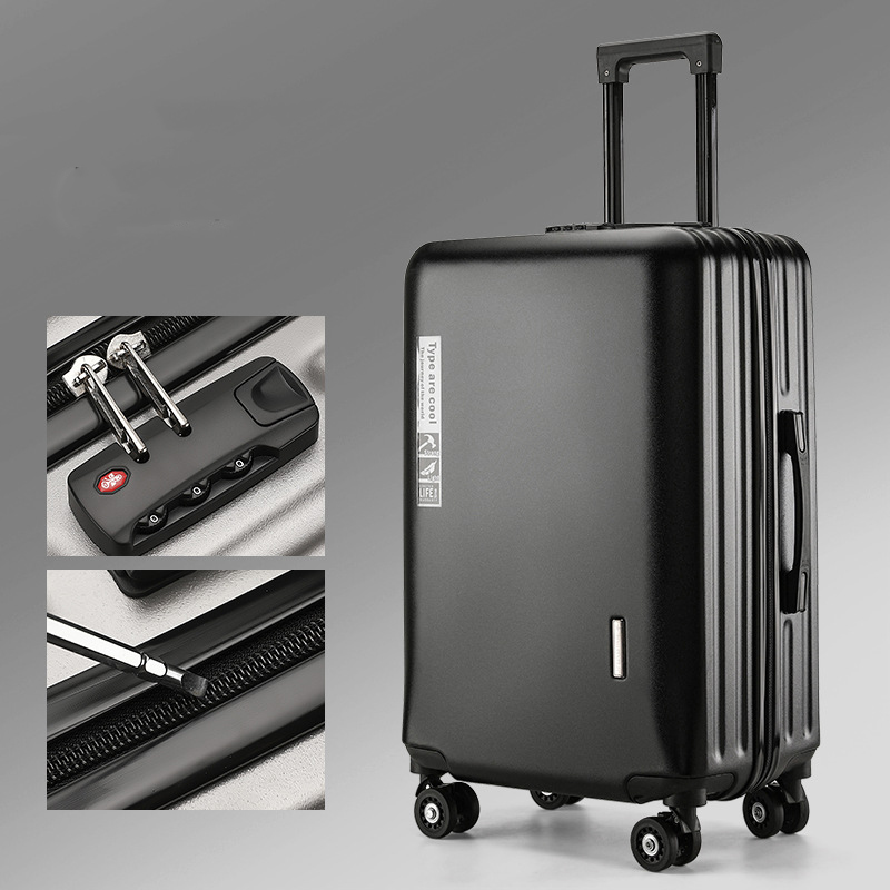 Classic black-zipper