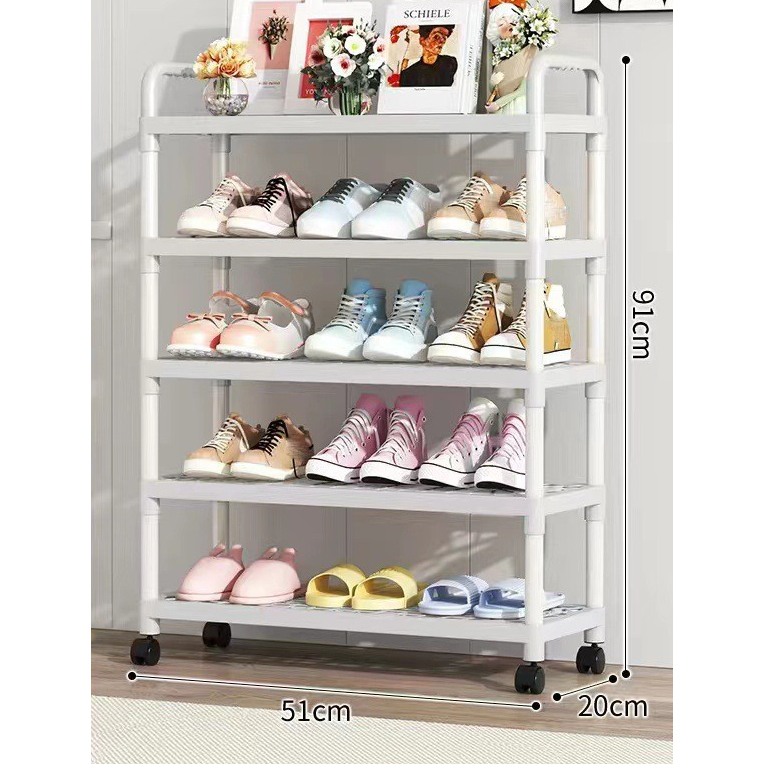 5-layer rack with wheels