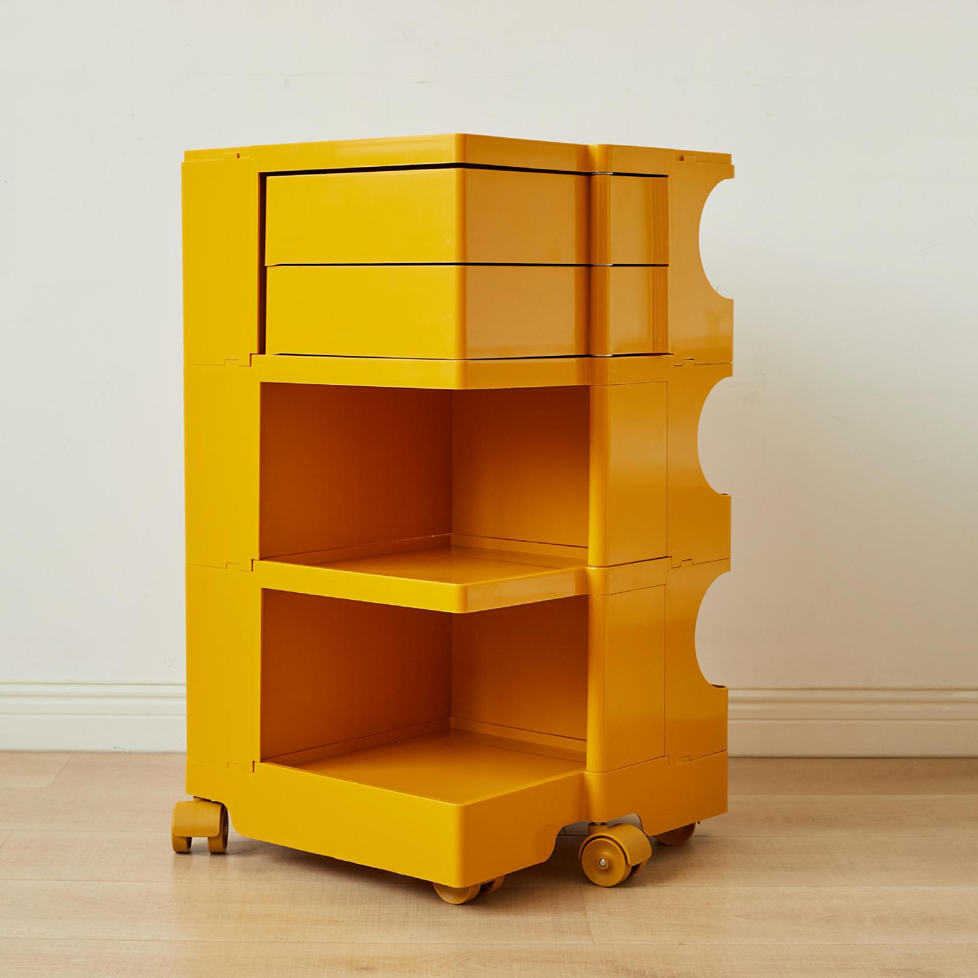 Lemon yellow (3 layers, 2 drawers)