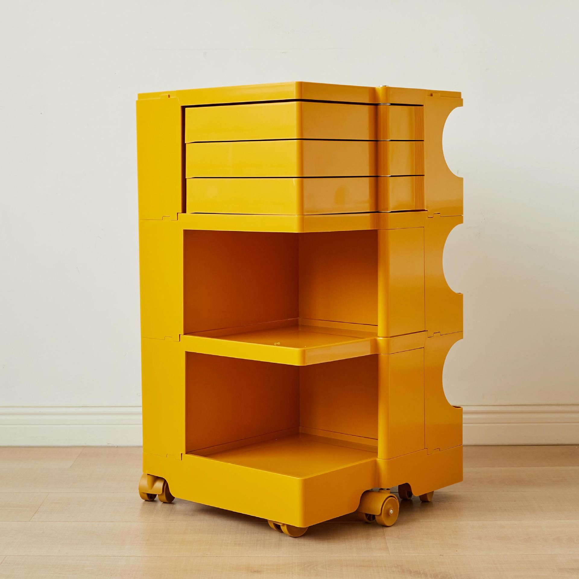 Lemon yellow (3 layers and 3 drawers)