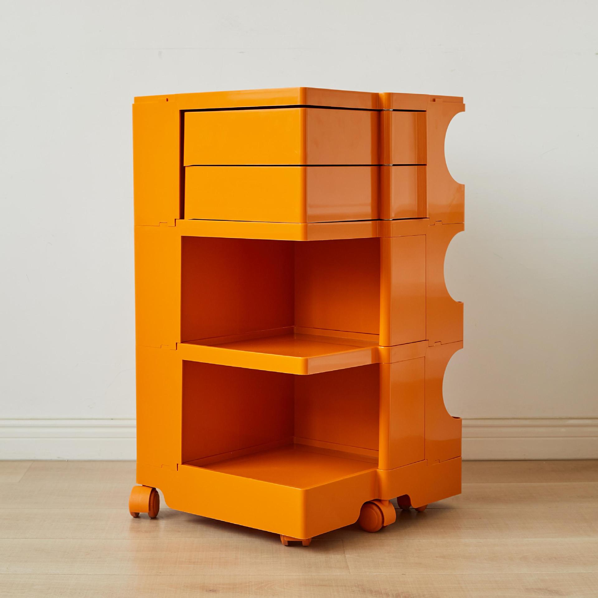 Orange (3 layers and 2 drawers)