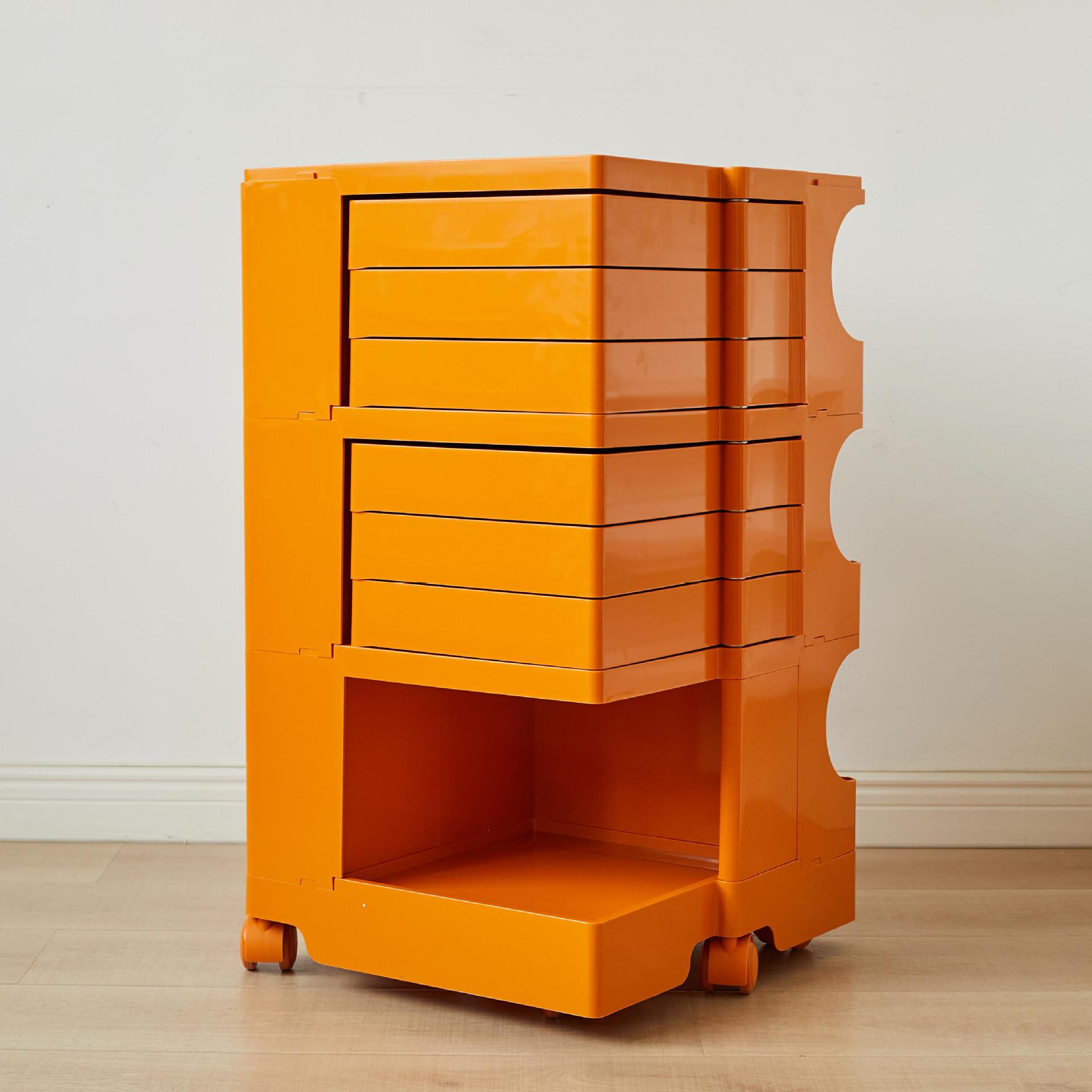 Orange (3 layers and 6 drawers)