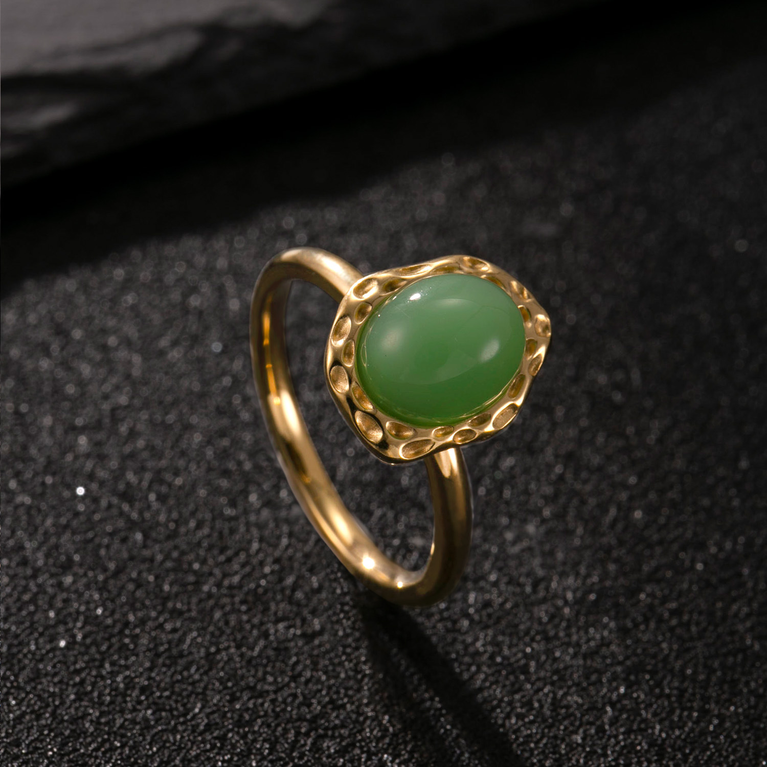 8:Gold (green natural stone)