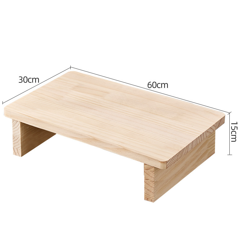 60 long - wood color - 15 high