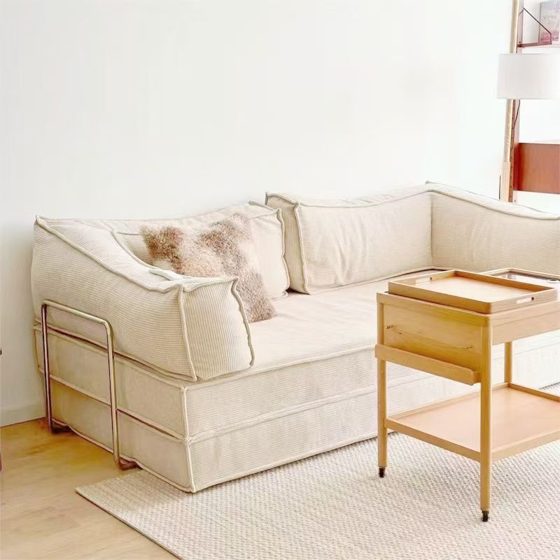 creamy-white corduroy