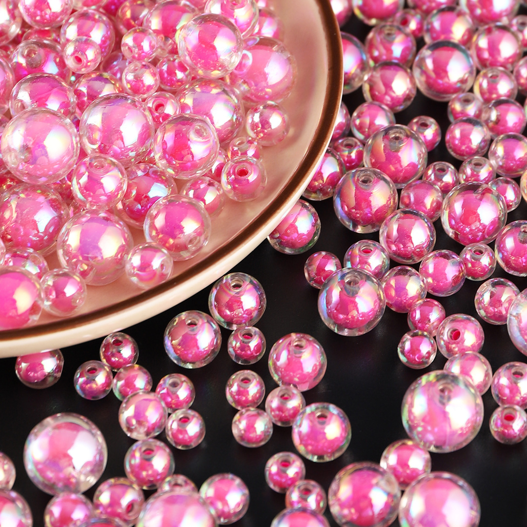 Pink 10mm/Aperture: 2mm 95psc/bag/50g