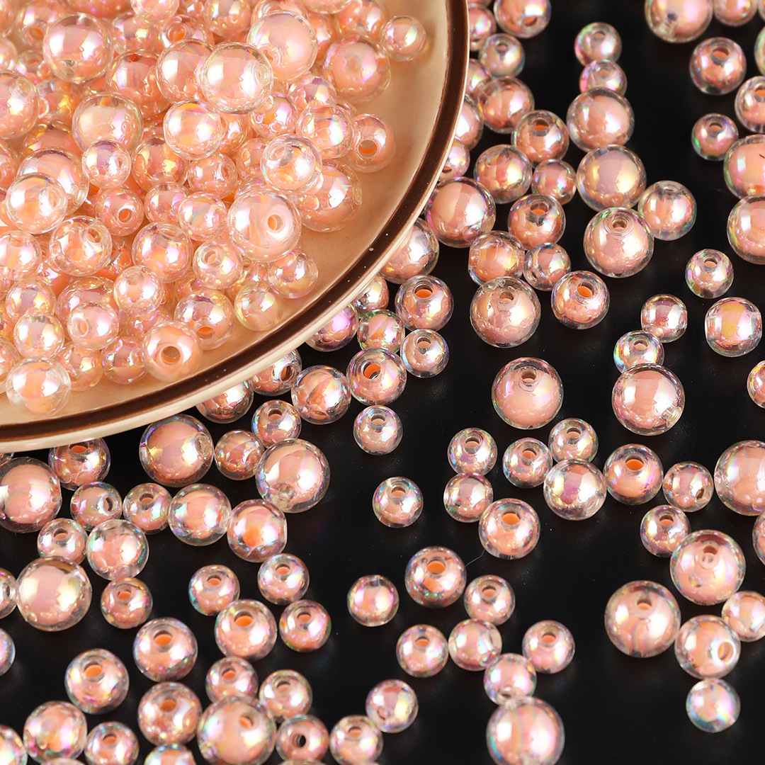 Dark pink 10mm/Aperture: 2mm 95psc/bag/50g