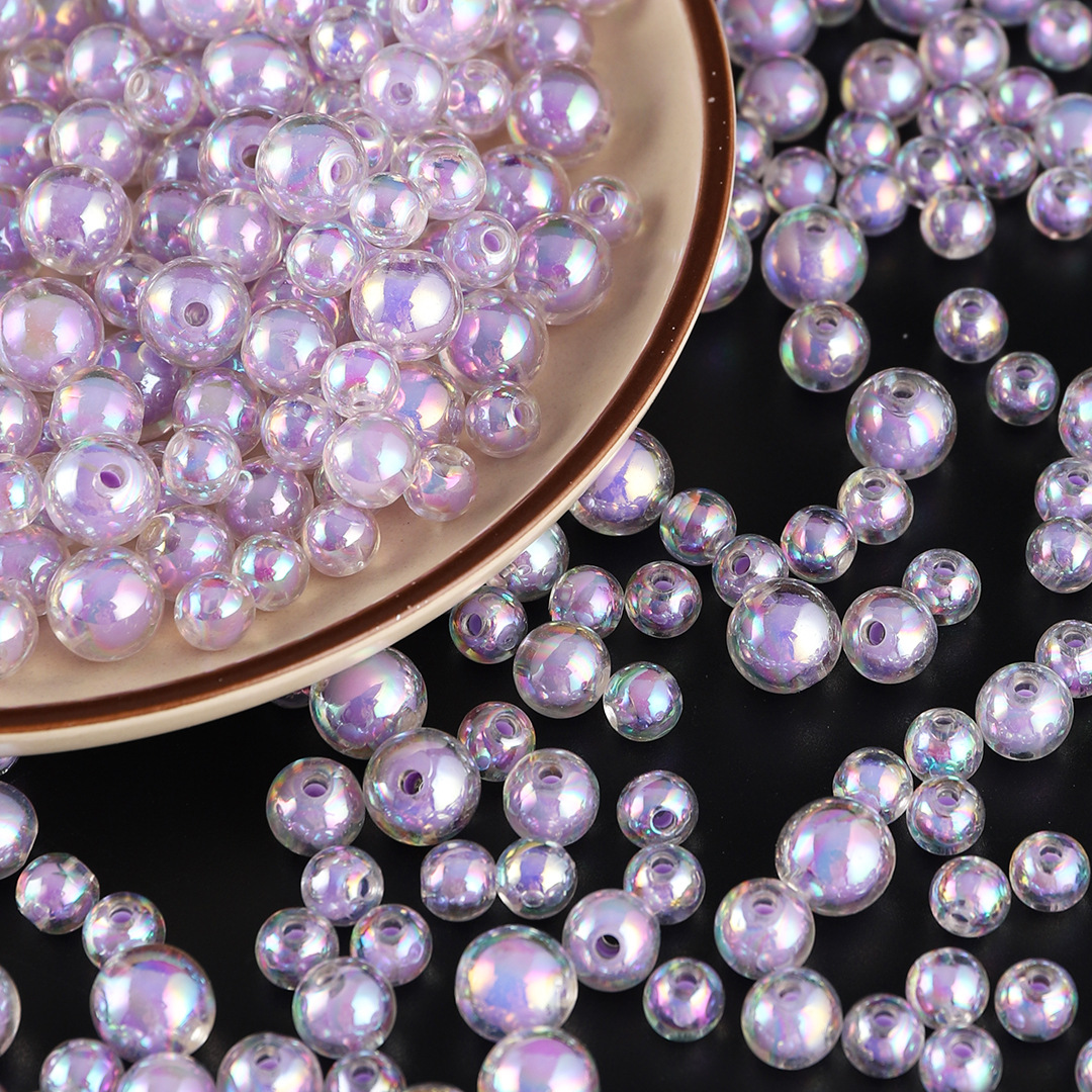 Purple 10mm/Aperture: 2mm 95psc/bag/50g