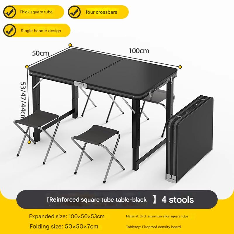 100*50 table 4 stools