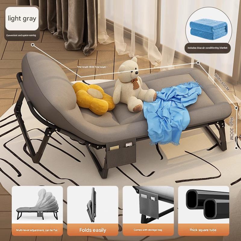 light grey with blue blanket