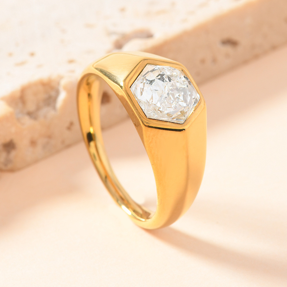 Gold (white drill) US Size #7