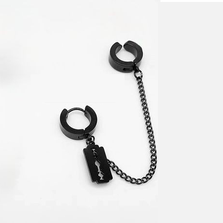 Black ear clip blades are available in ear hole ve