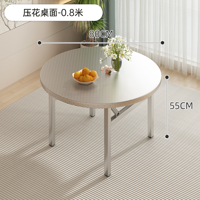 Embossed table top - 0.8m