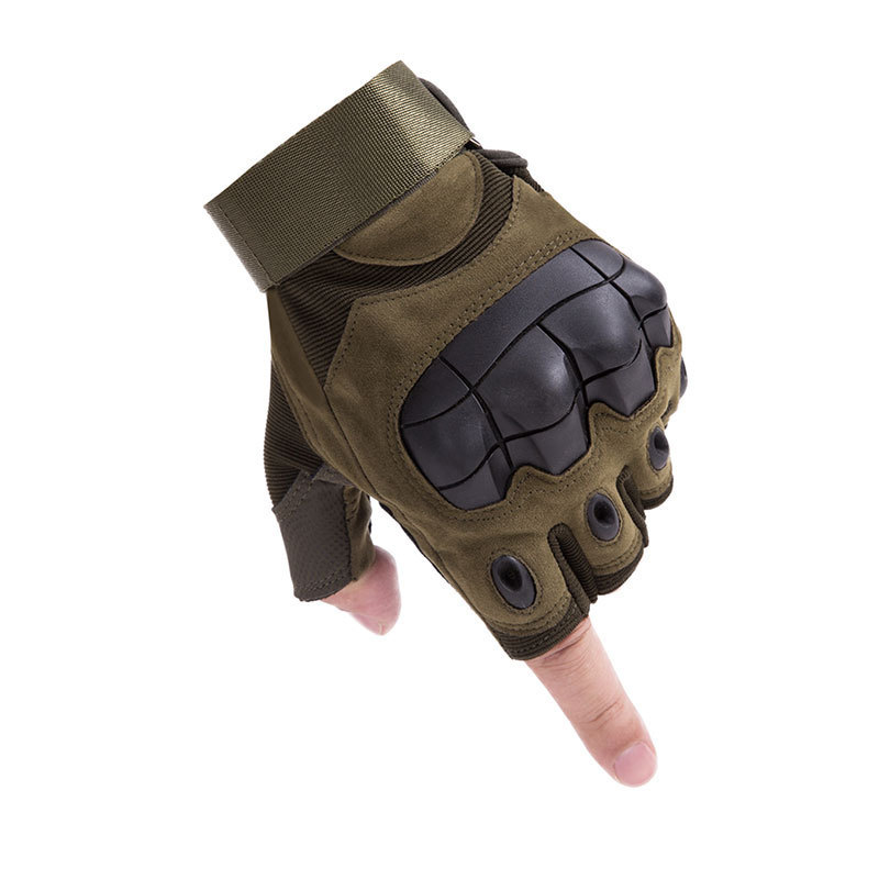 Army Green half finger