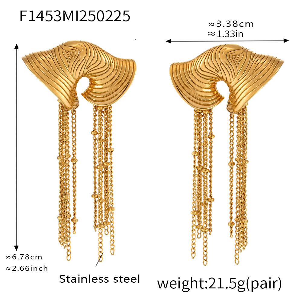 3:F1453-Gold Earrings