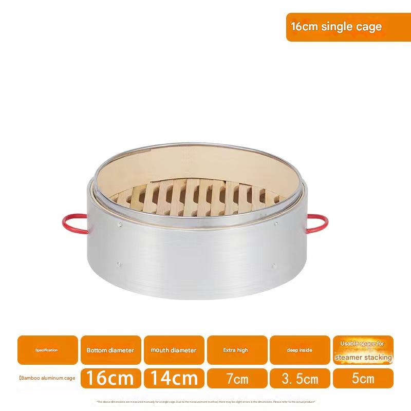 16cm binaural small aluminum cage