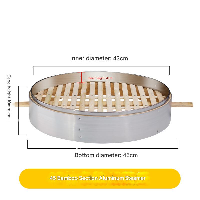 45cm bamboo bottom aluminum cage