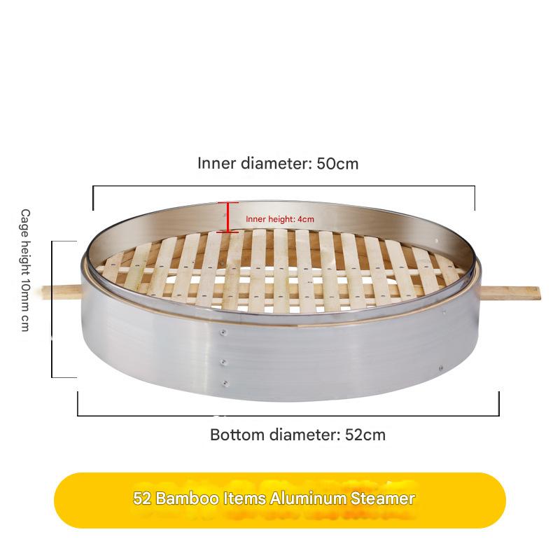 52cm bamboo bottom aluminum cage