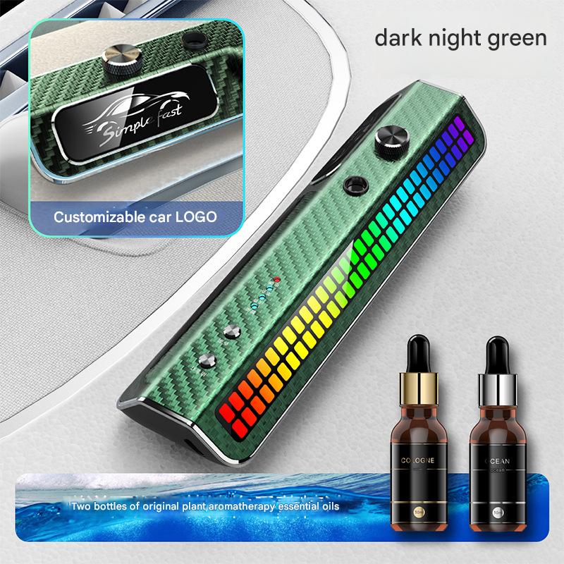 New carbon fiber pattern (green)