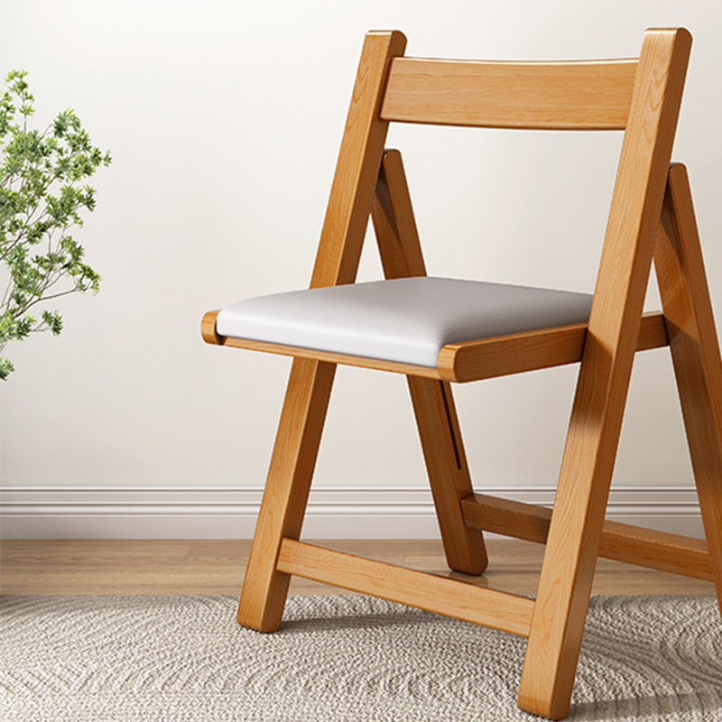 peach wood frame   gray leather