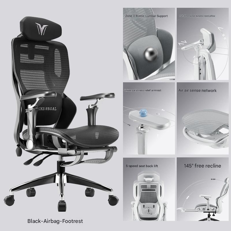 Black frame and black mesh (hollow mesh cushion)   footrest