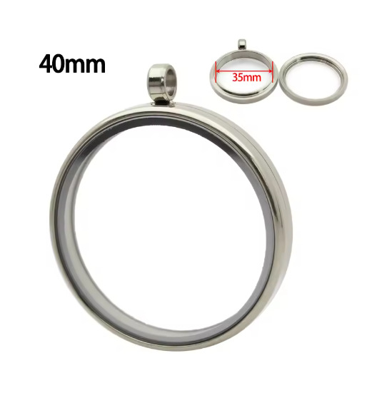 19:Silver--inner diameter 35mm, outer diameter 40mm