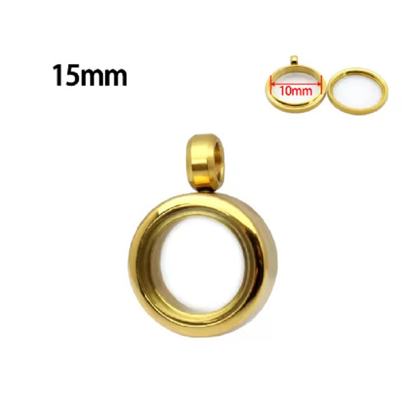Gold - Inner diameter 10mm, outer diameter 15mm