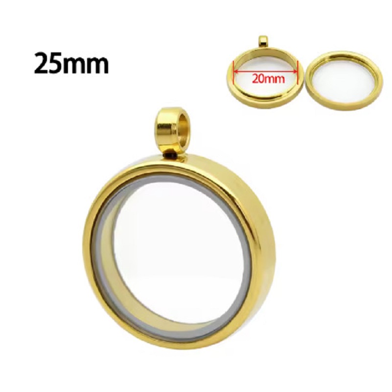 Gold - Inner diameter 20mm, outer diameter 25mm