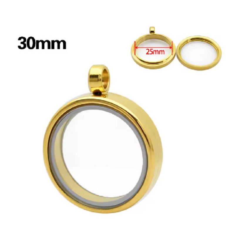 Gold - Inner diameter 25mm, outer diameter 30mm