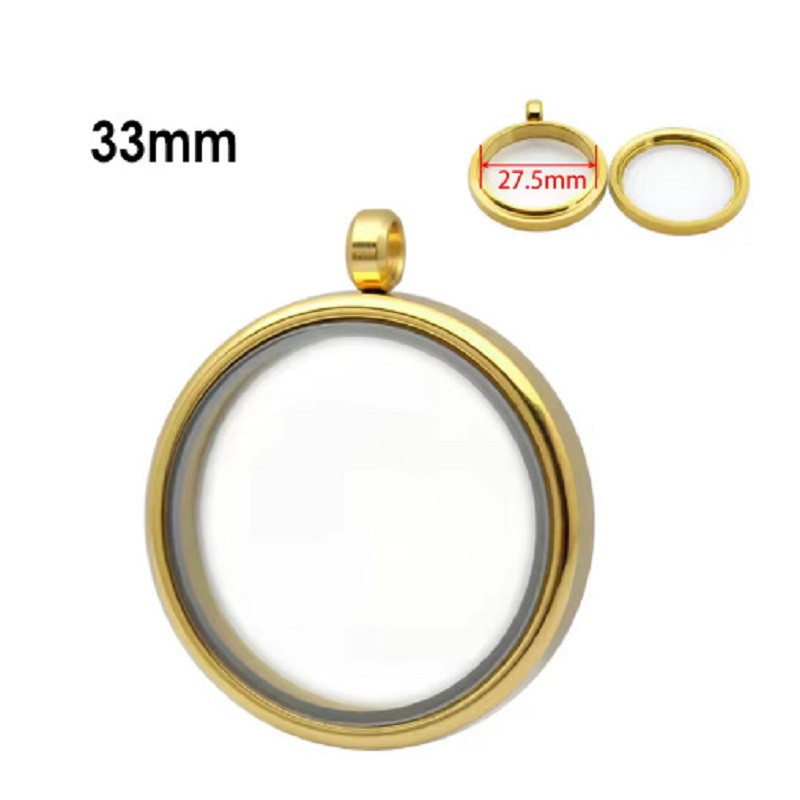 Gold - Inner diameter 27.5mm, outer diameter 33mm