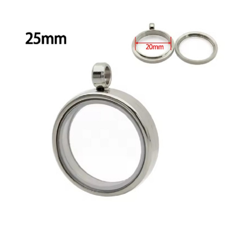 Silver   - Inner diameter 20mm, outer diameter 25m