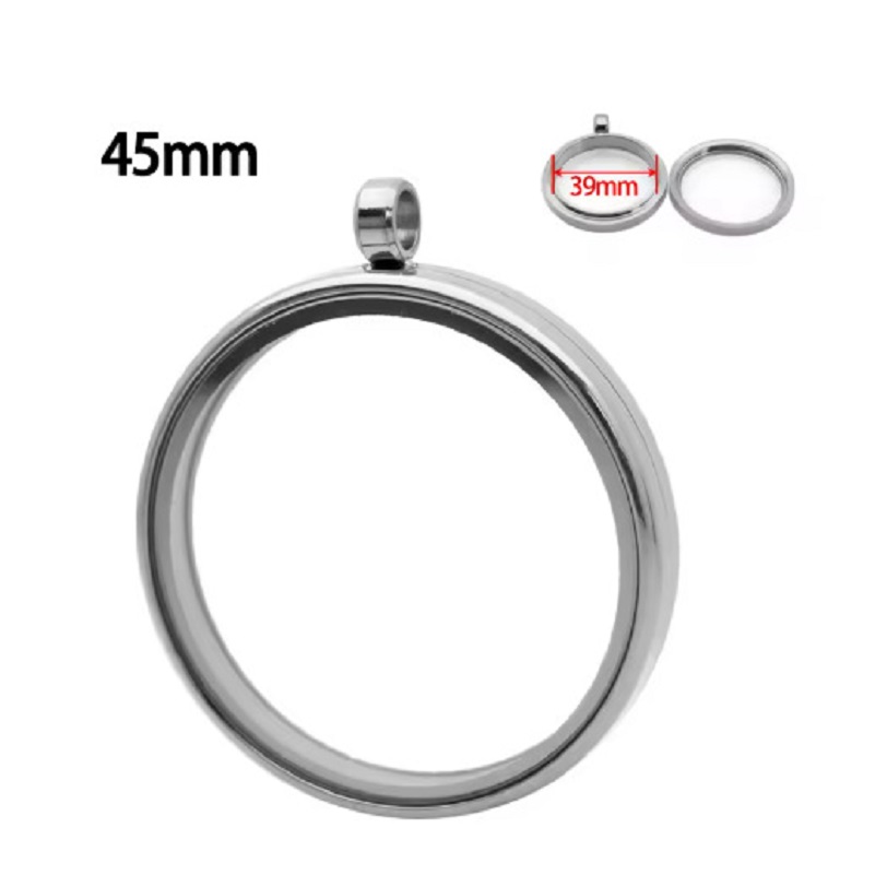 Silver - Inner diameter 39mm, outer diameter 45mm