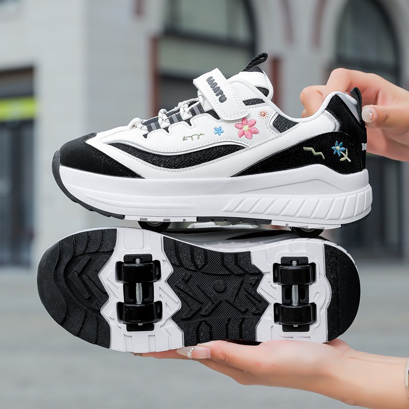 8856 white and black 4 wheel Detachable