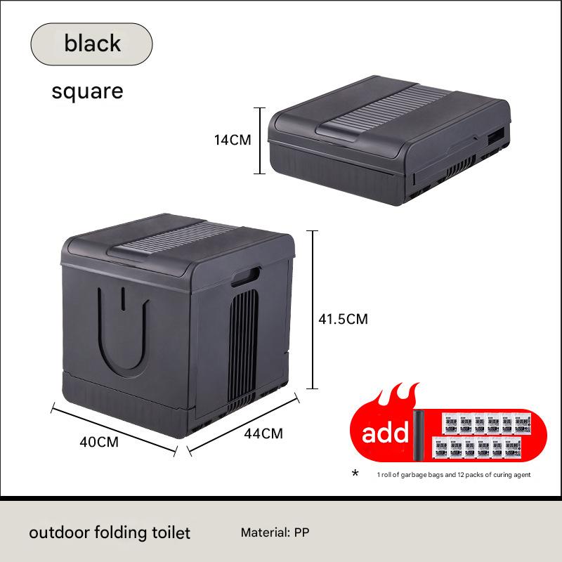 Square black   curing agent   garbage bag