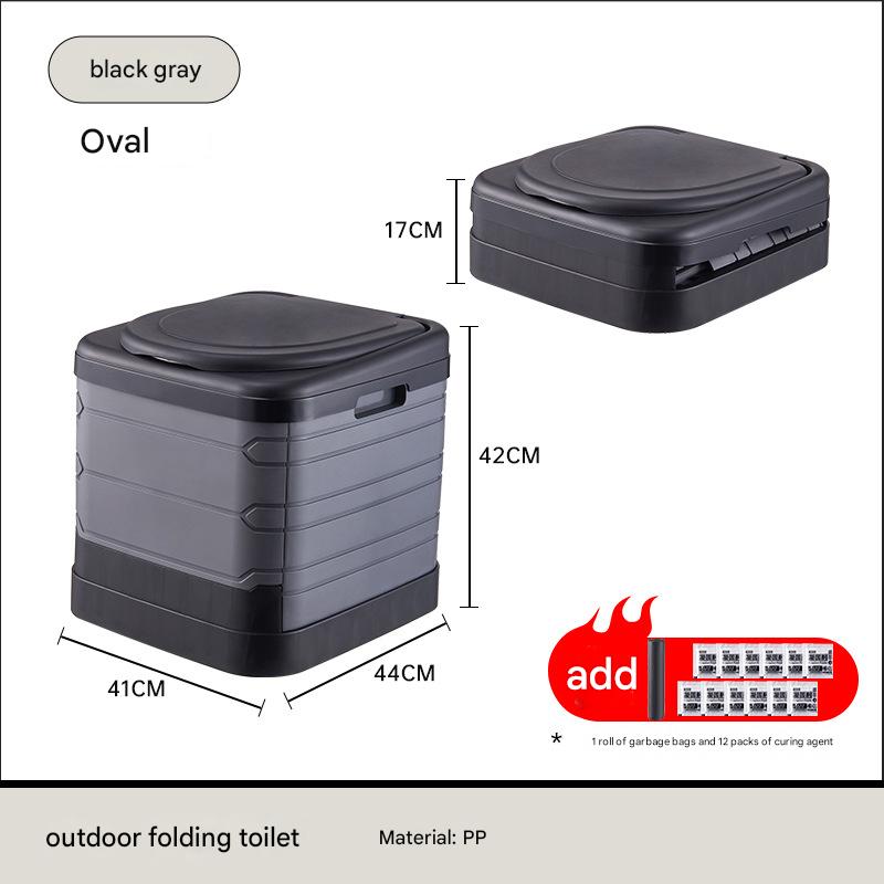 Oval black Gray   curing agent   garbage bag