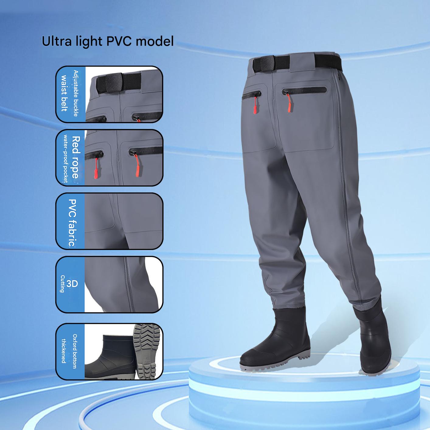 [ double pocket] pvc knitted fabric - smoke gray