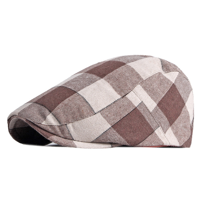 COLORED CHECK-COFFEE