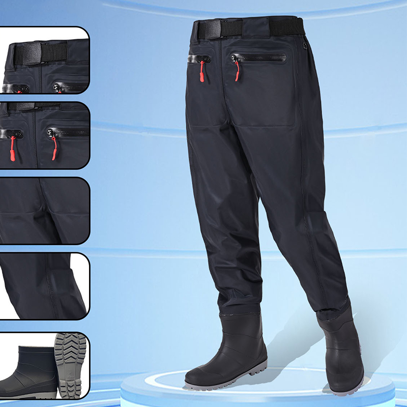 [double pocket] ultra-light nylon-navy blue