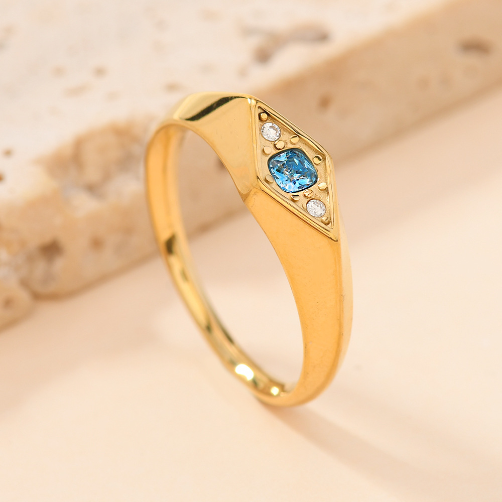 Diamond (blue square diamond) US Size #6