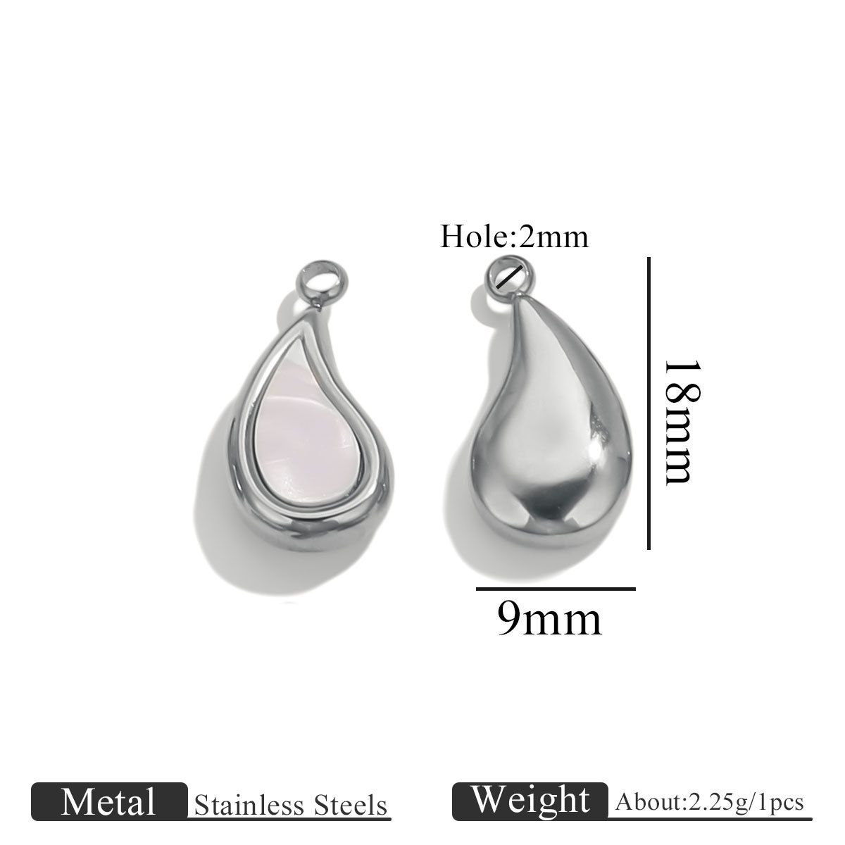 6:Steel color-water drop