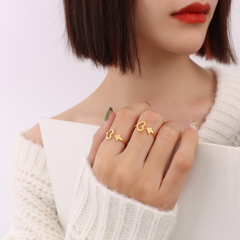 1:A281 gold ring (opening adjustable)