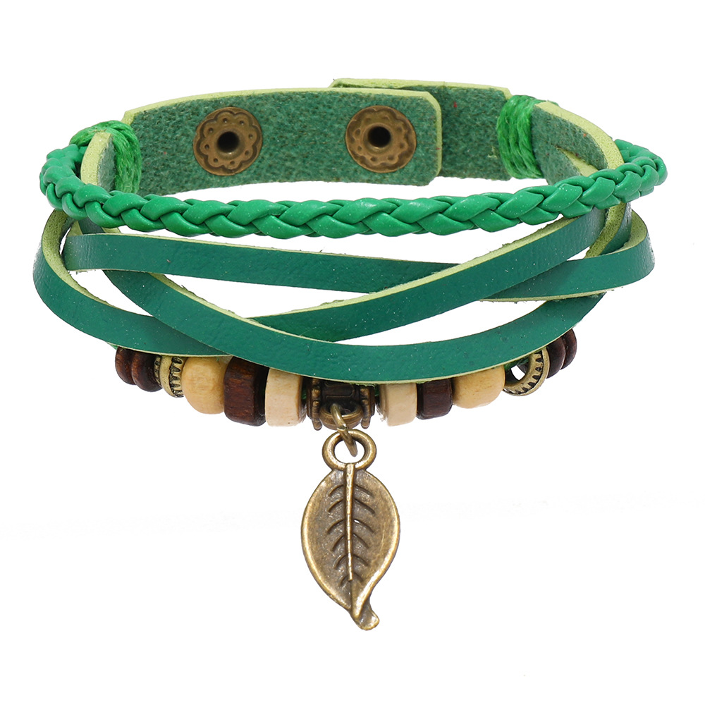 12:Leaf pendant-Green