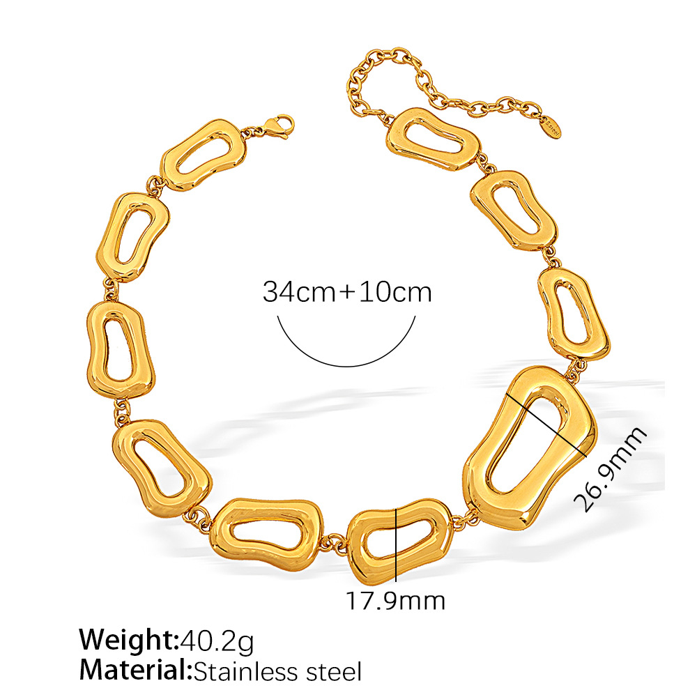 2:Xl400g gold necklace