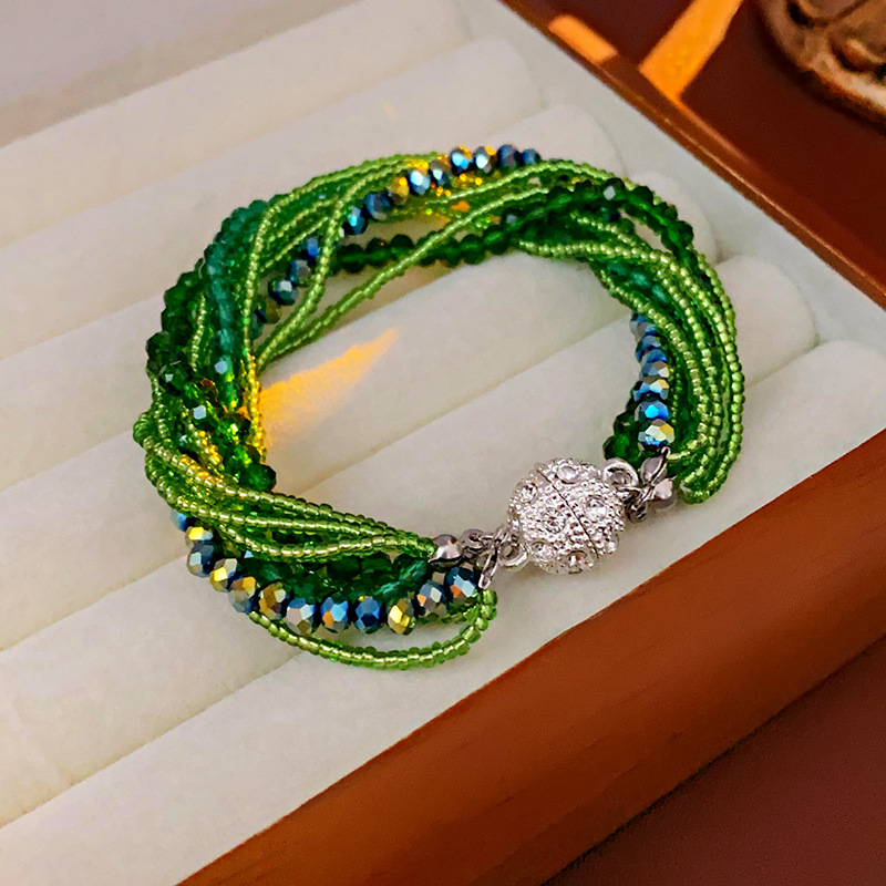 1:Bracelet-Green/17-20cm