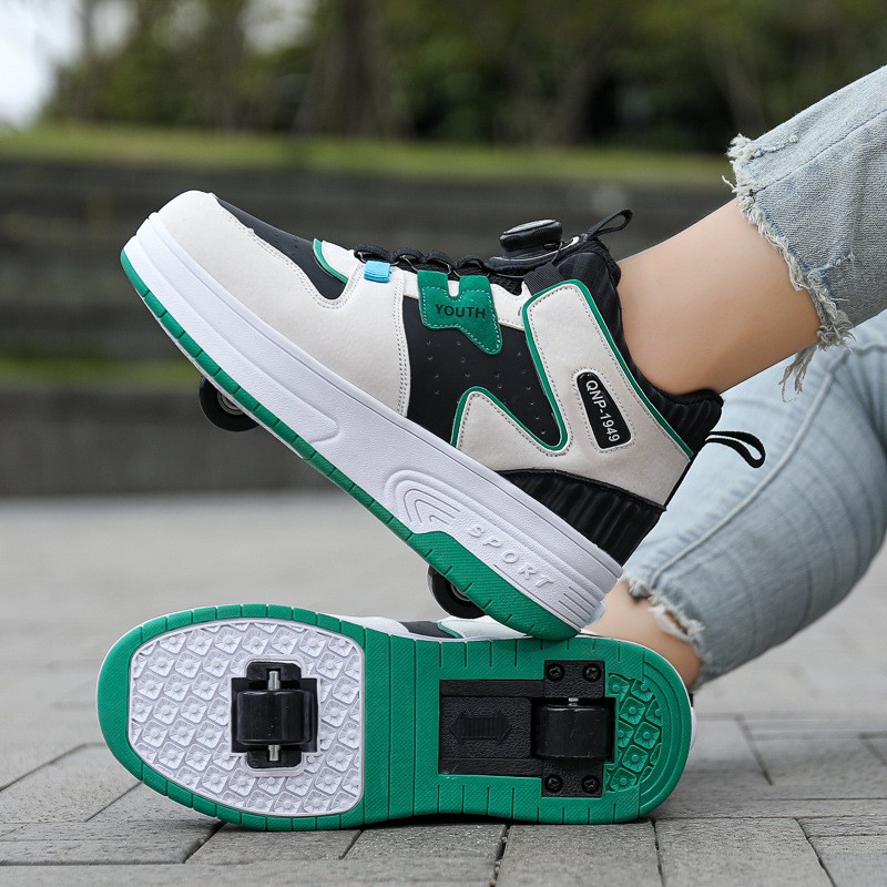 866 black green